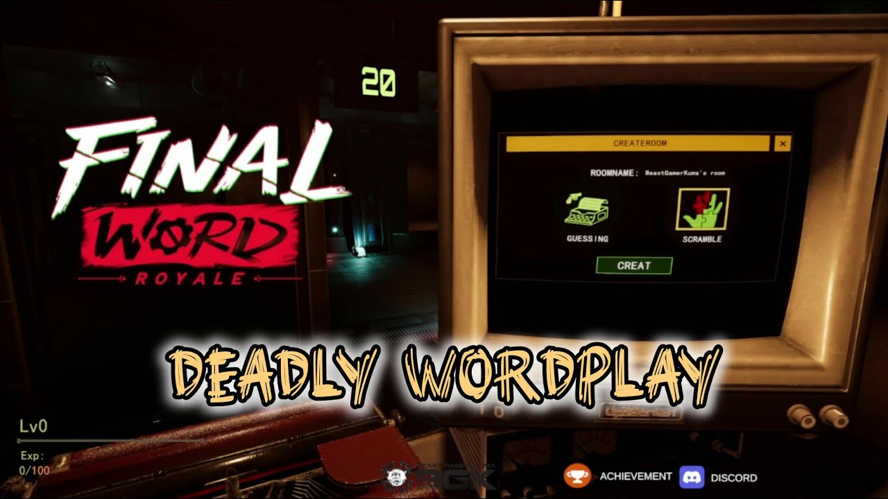 I Tried a Word Battle Royale… I Regret Everything| Final Word Royale
