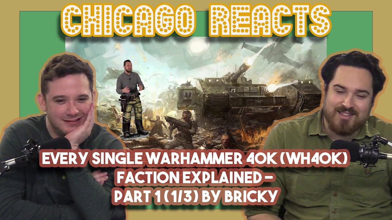 Объяснение каждой фракции Warhammer 40k WH40k — Часть 1 1-3 от Bricky — Реакция актёров