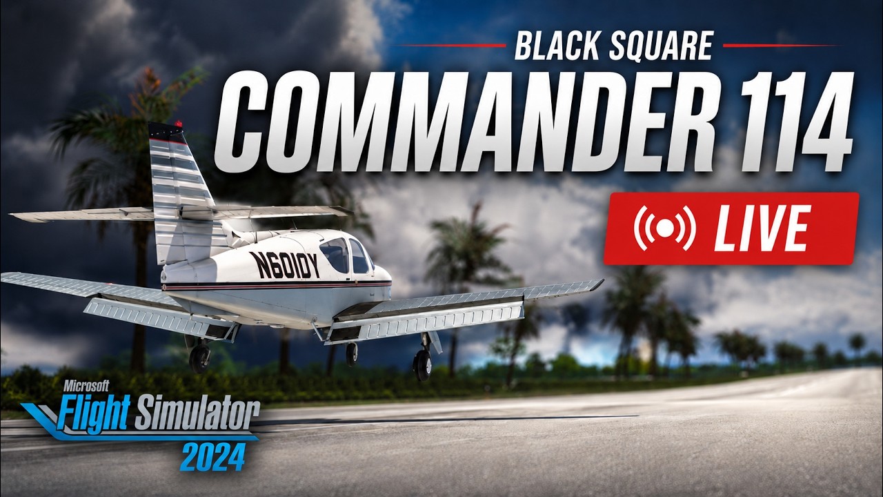 MSFS 2024 | LIVE! - Black Square Commander 114 | This Thing ROCKS! | SU6 BETA