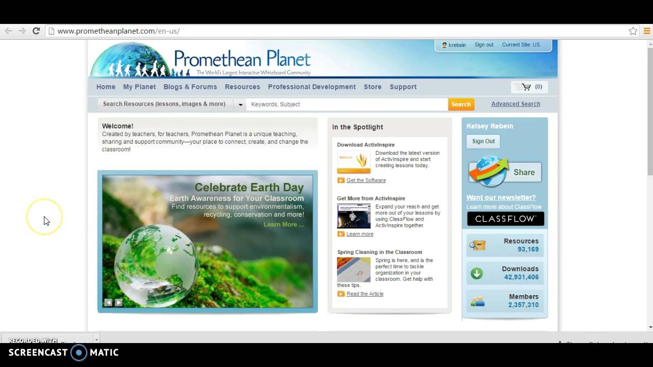Promethean Planet Tutorial