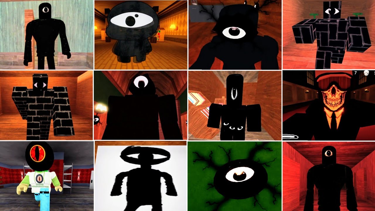 Roblox Doors Seek Chase Scene & Jumpscares In Top 10 Different Games Fanmade