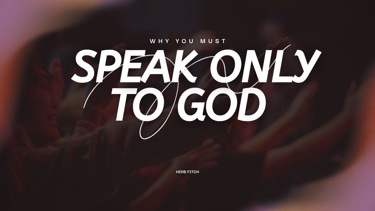Speaking Only to God: A Key to True Spiritual Awakening