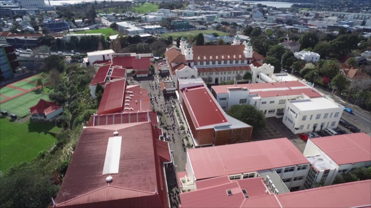 Drone over Auckland Grammar School