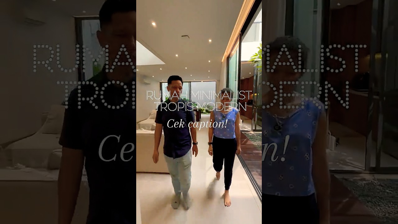 Cek full house tour rumah modern minimalis tropis nya di link ya.. perpaduan nyaman, tenang & sejuk