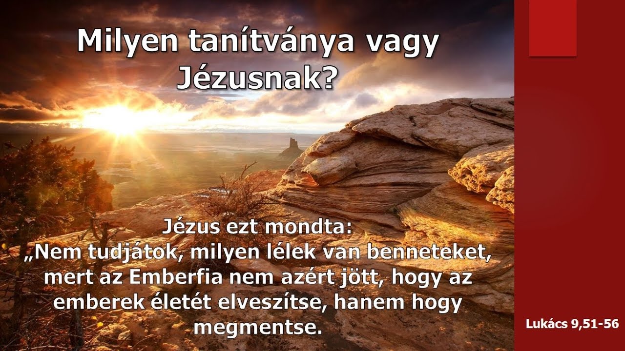 Tan&iacute;tv&aacute;nys&aacute;g Krisztusban - pr&eacute;dik&aacute;ci&oacute;