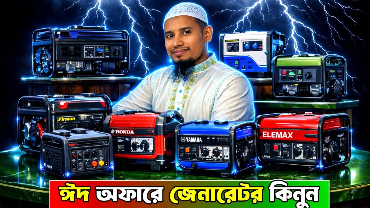 ঈদ অফারে জেনারেটর কিনুন । পাইকারি দামে জেনারেটর | কম দামে জেনারেটর । Generator Price In Bangladesh ।