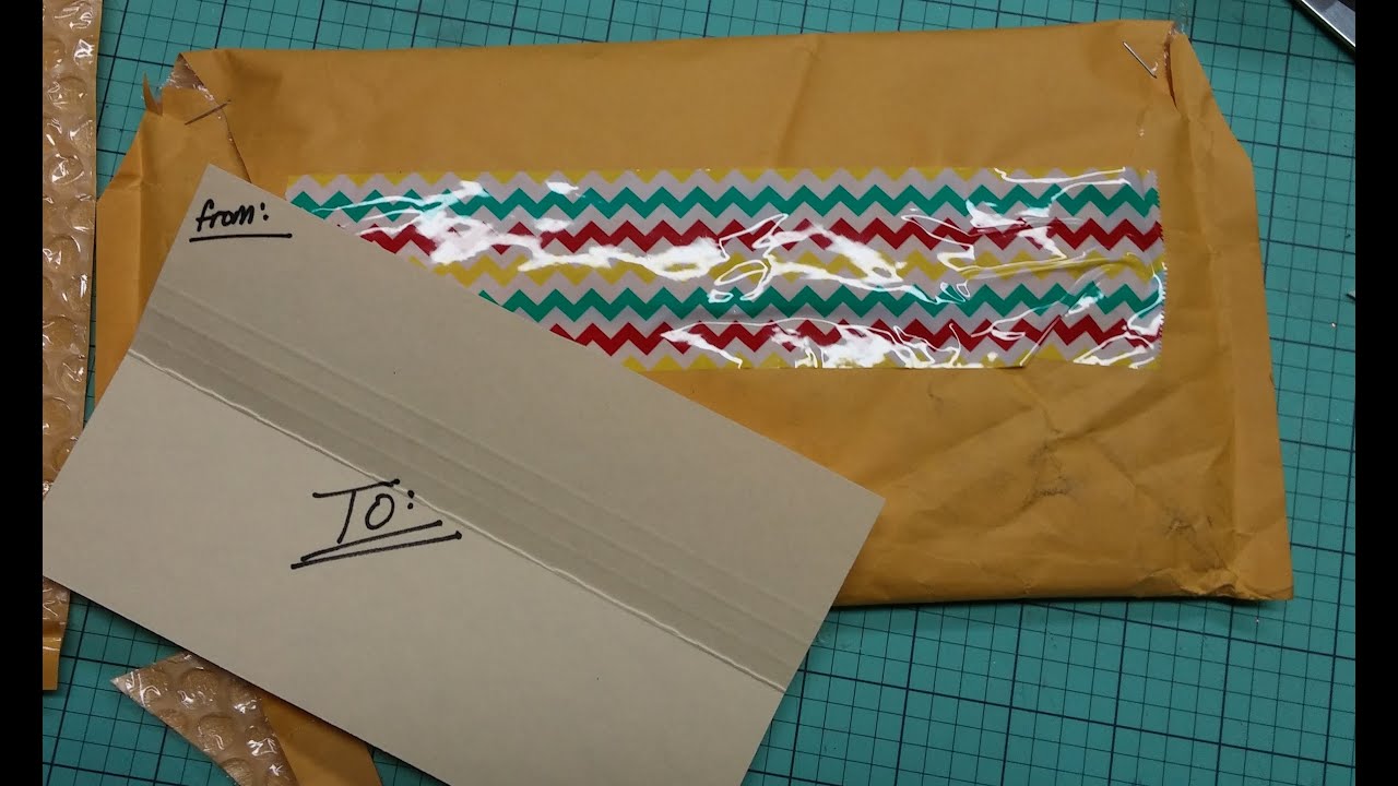 How to Reshape & Reuse Padded Envelopes for Pocket Letters