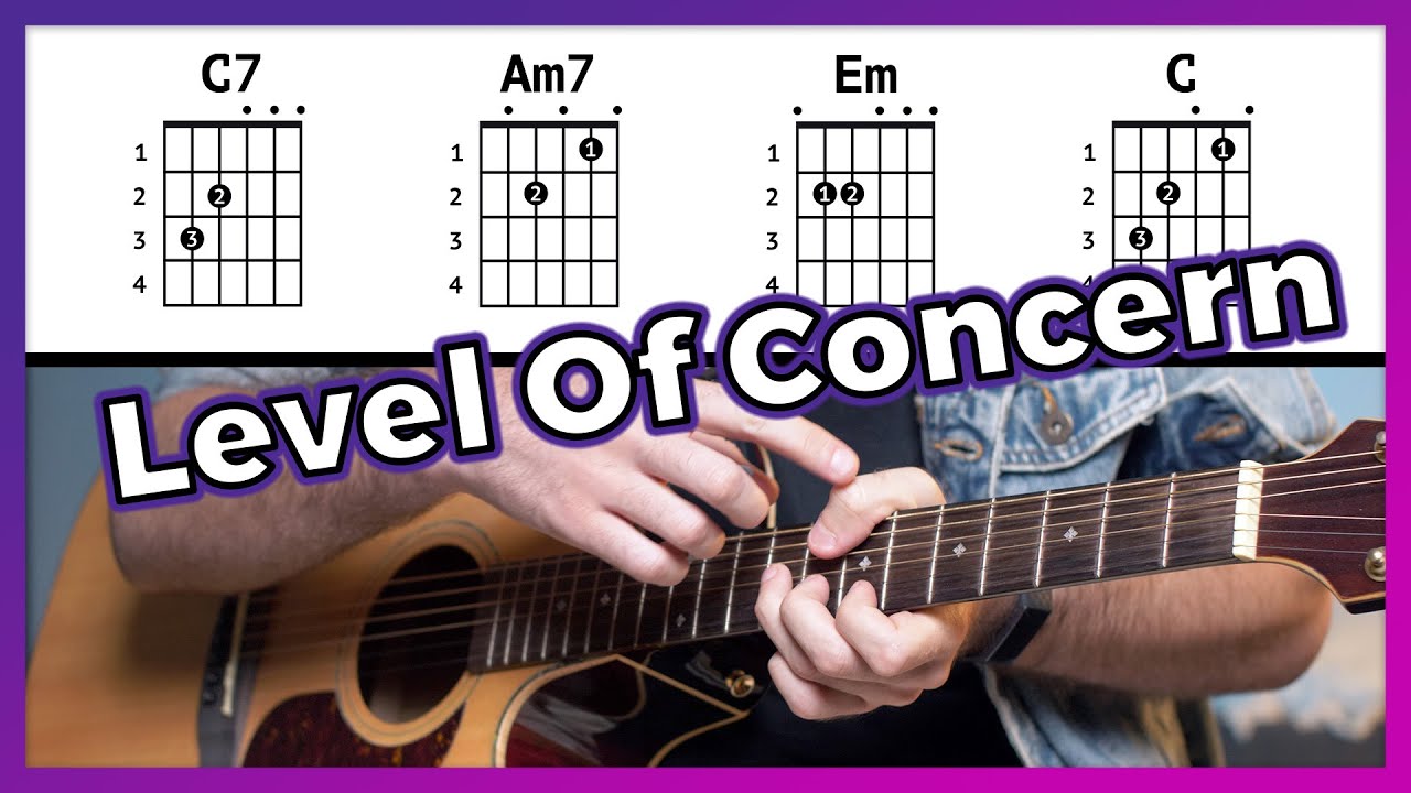 How To Play Level Of Concern - Twenty One Pilots [Easy Guitar Lesson w/ Chords & Tab]