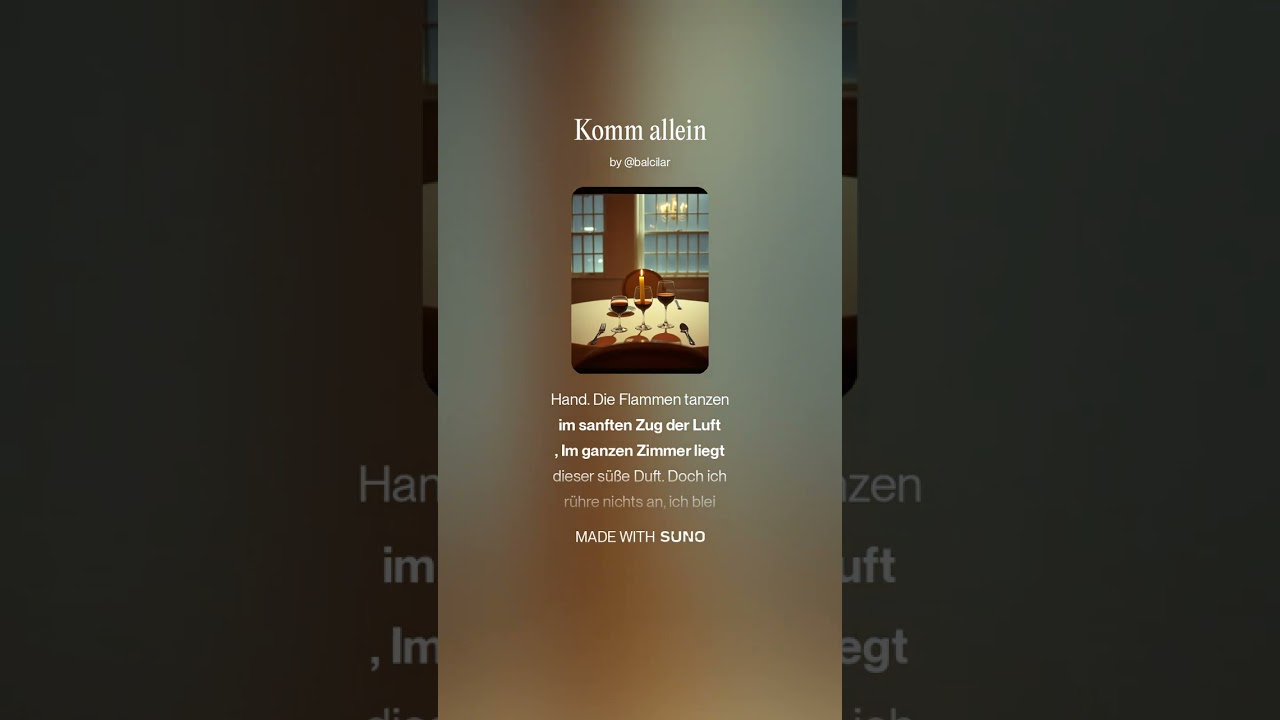 Komm allein