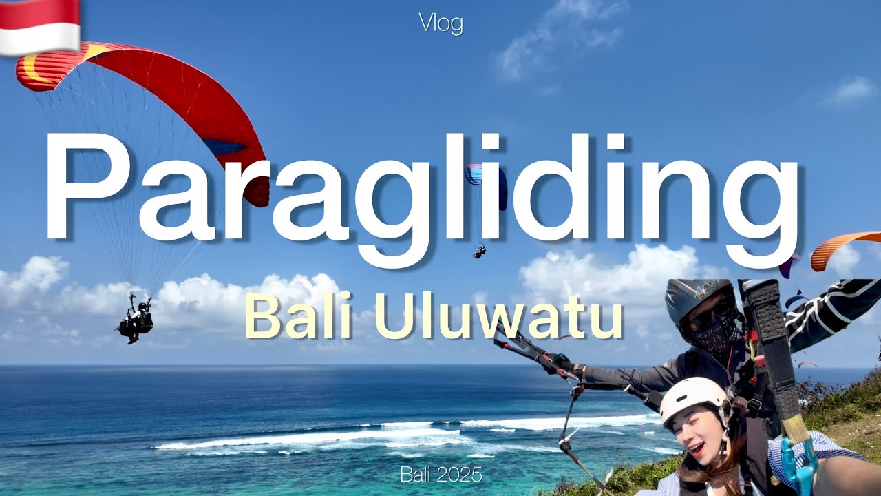 First Paragliding in Bali 🇲🇨🪂 | Incredible Views! 2025