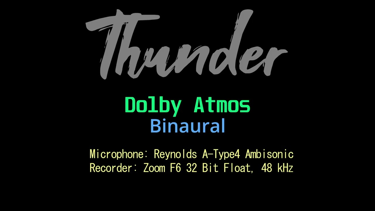 Thunder Storm Dolby Atmos Surround For Headphones