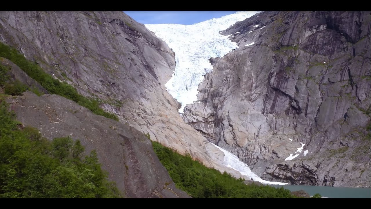 Briksdal Glacier - entering the Jostedalsbreen National Park