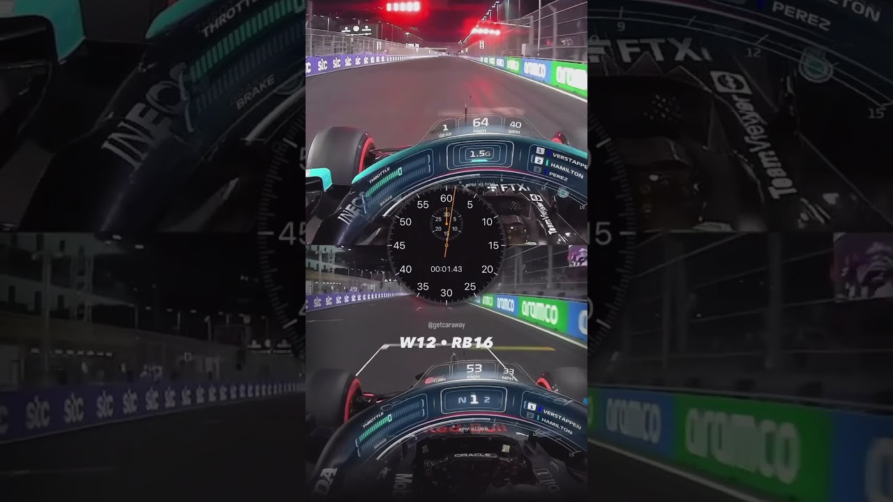 Mercedes W12 Vs Red Bull RB16 @getcaraway #shorts