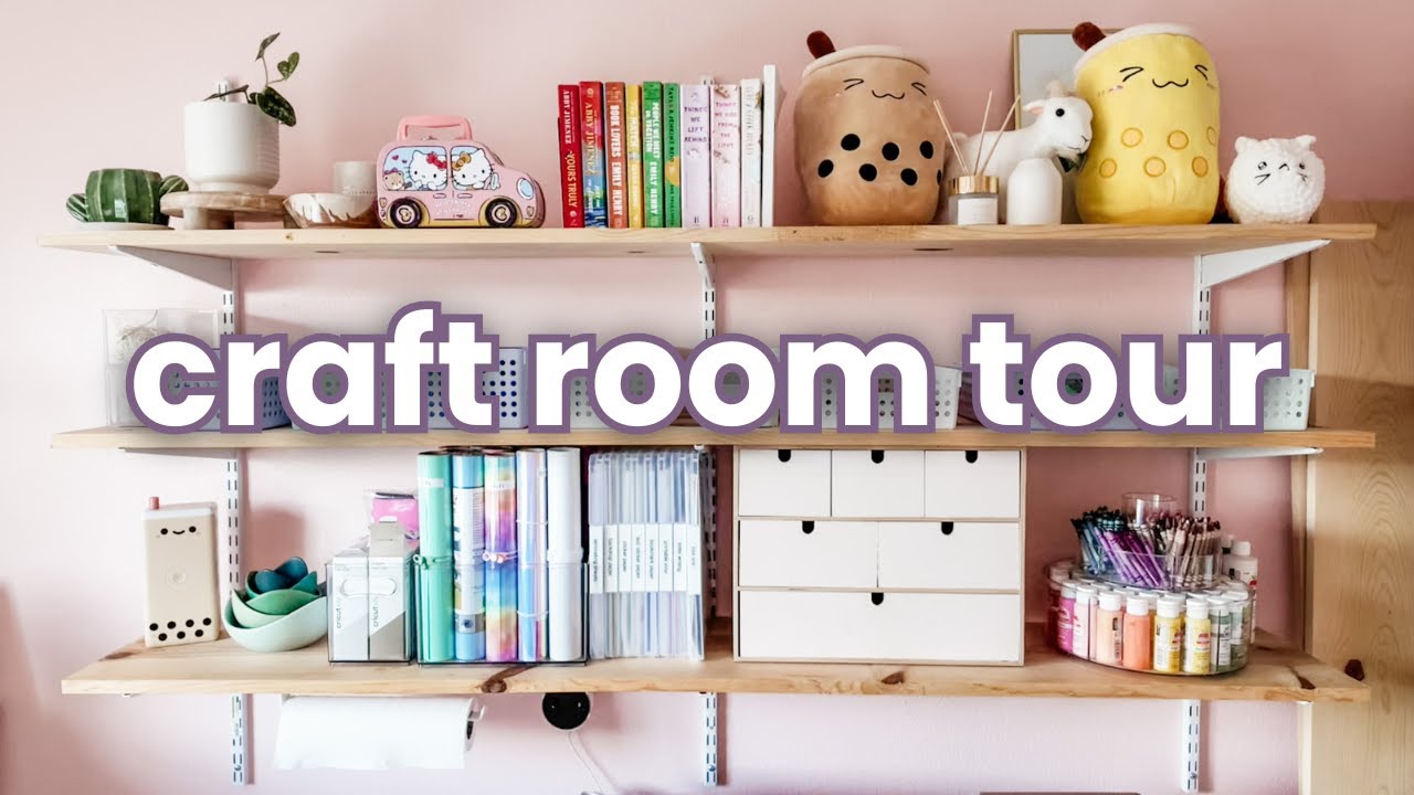 Craft Room Tour/Organization, Hobby Room Tour