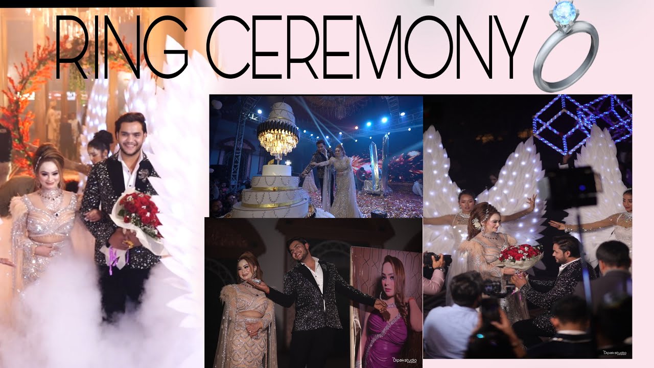 RING CEREMONY💍❤️ #wedding  #ringceremony #karnaliyavlogs #rickuchanchalnagia #engagement #engaged