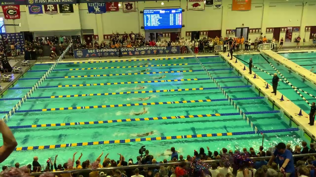2023 SEC Finals Day 5 - W 200 BK H2