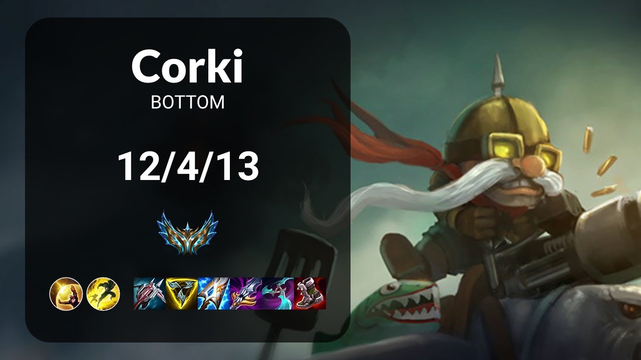 Corki vs Kalista BOTTOM - KR CHALLENGER Patch 14.22
