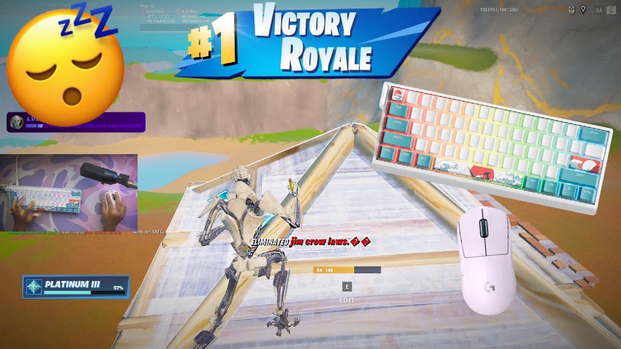 XVX H61 Kanagawa ASMR 😴 Fortnite Creative 🏆 Satisfying Keyboard ⌨️ 240fps