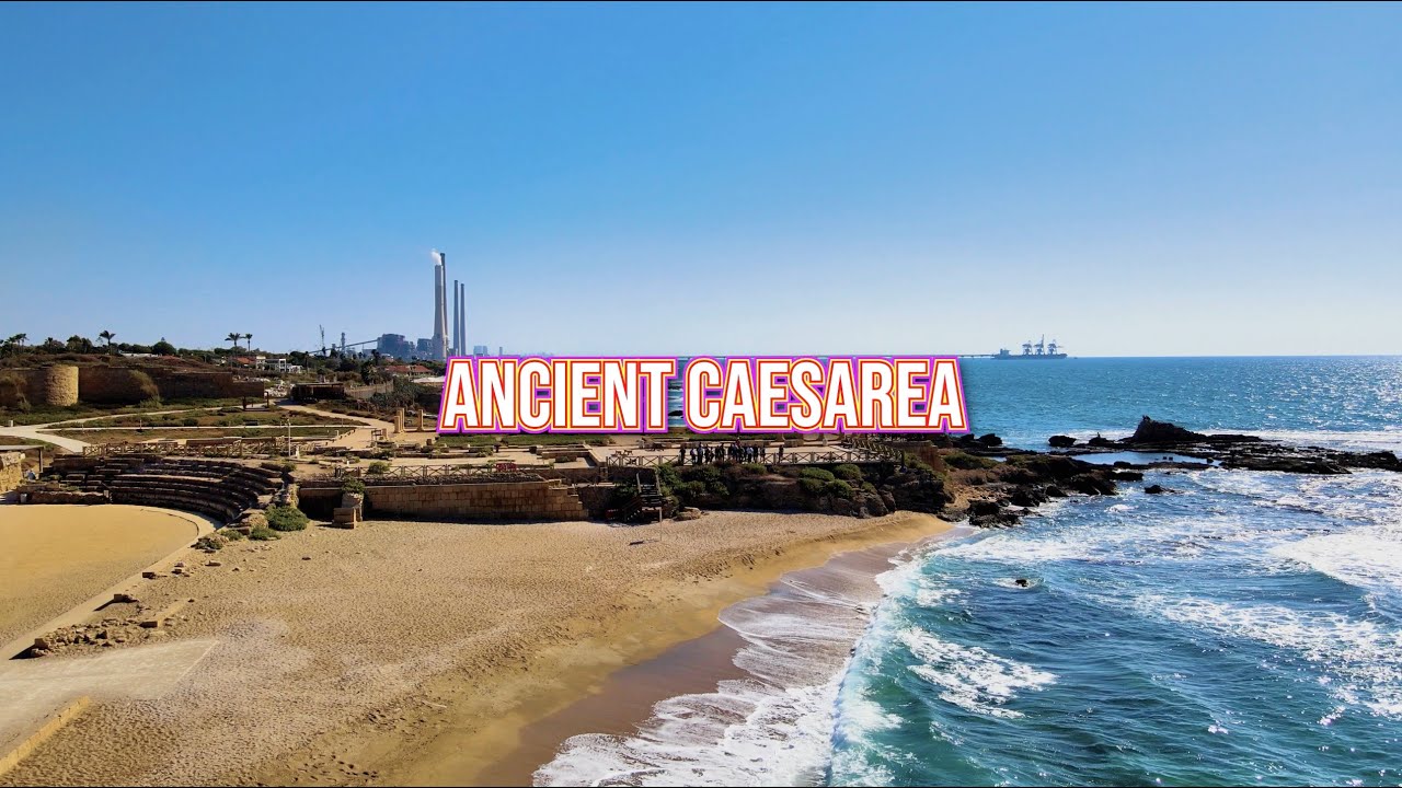 Ancient Caesarea - 4K drone shot compilation