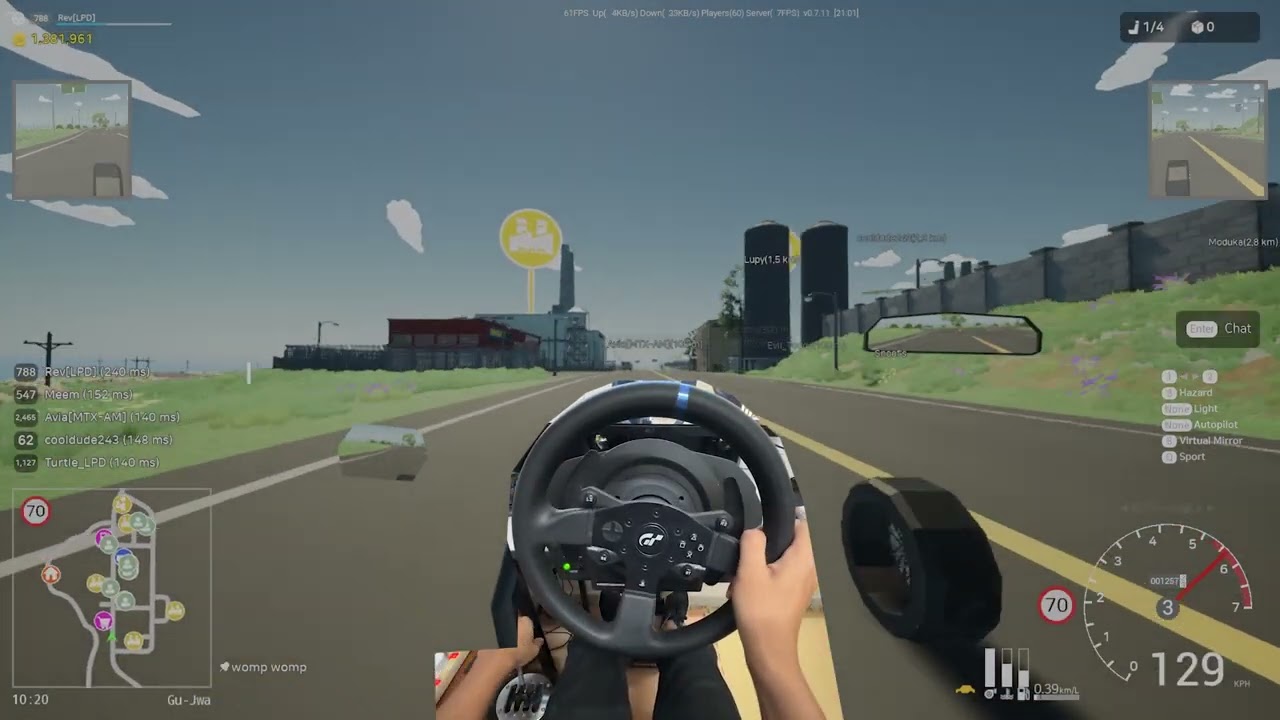 Circle Jeju Island in MotorTown New Multiplayer Driving Game