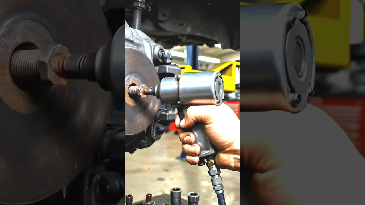 Mini Impact Wrench vs Rusted Bolt &mdash; Torque Test 🔧 #minitools #tools #diytools #satisfying #shorts