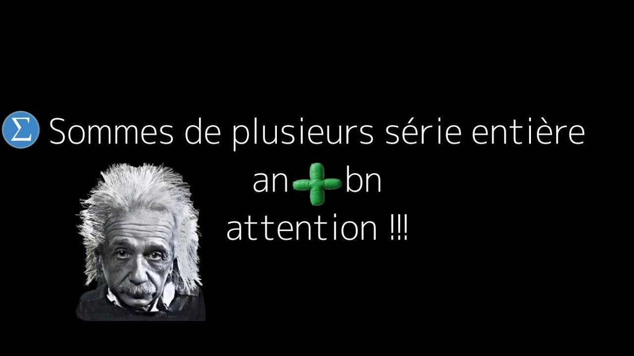 REMARQUE !!! SÉRIE ENTIÈRE ( PLUSIEURS RAYON QUELLE EST LE MEILLEUR ) ANALYSE 3 