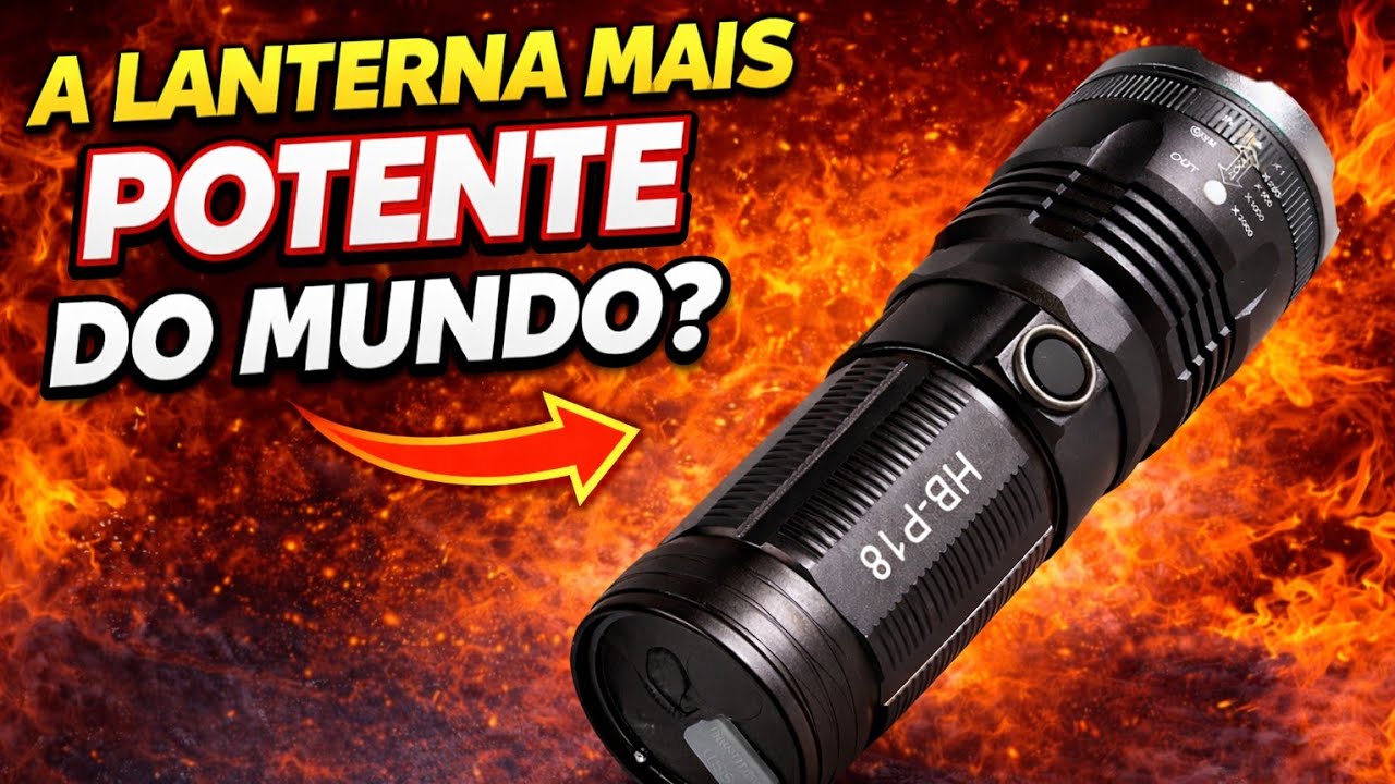 Lanterna laser Barata e mais potente do mundo? 