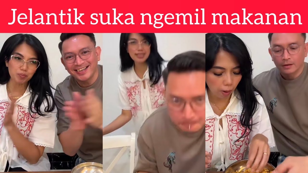 Aditya Herpavi & Jelantik lucu saat jualan sambil makan
