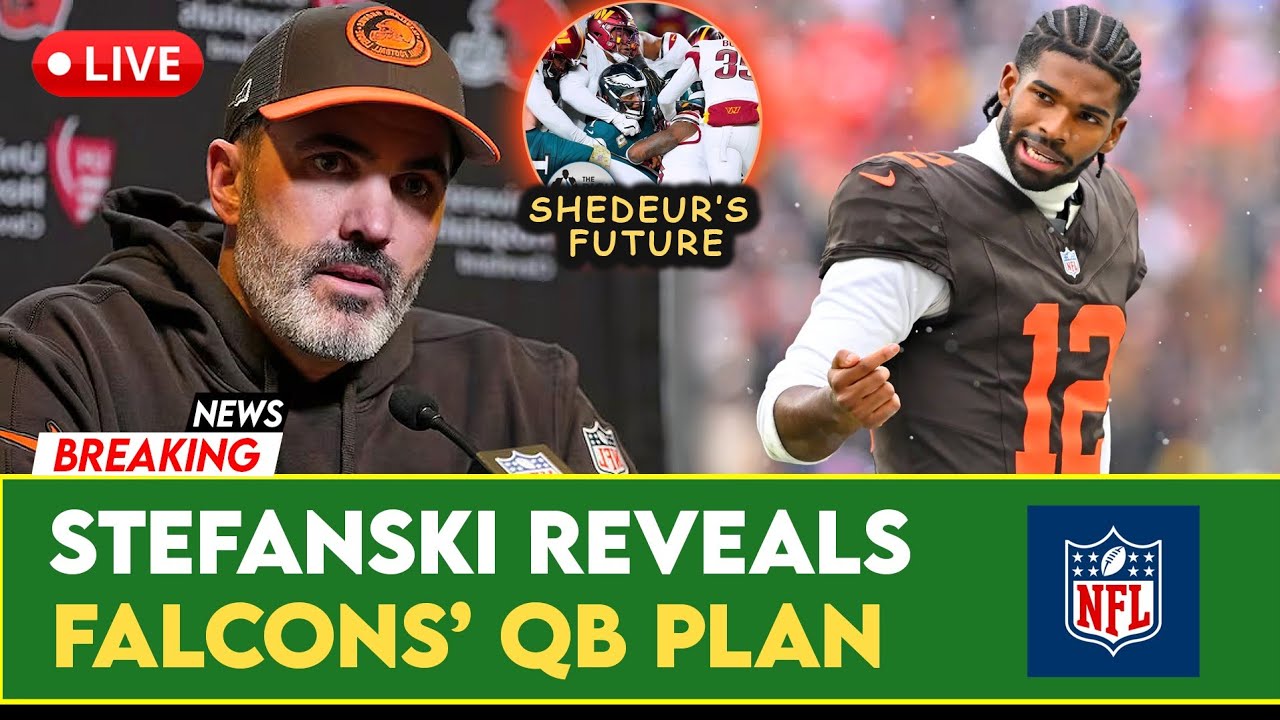 Kevin Stefanski Reveals Falcons’ QB Plan |  Is Sanders Part of the Future?
