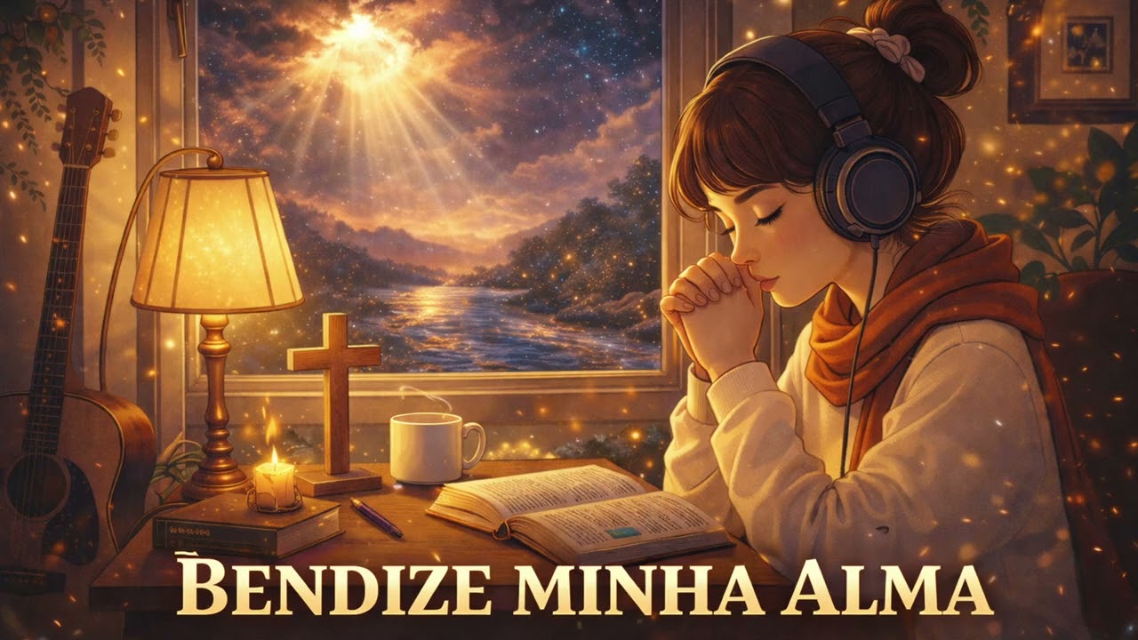 🎵 BENDIZE MINHA ALMA AO SENHOR 🎧✨ | Adoração Suave Para a Alma 🙏✨