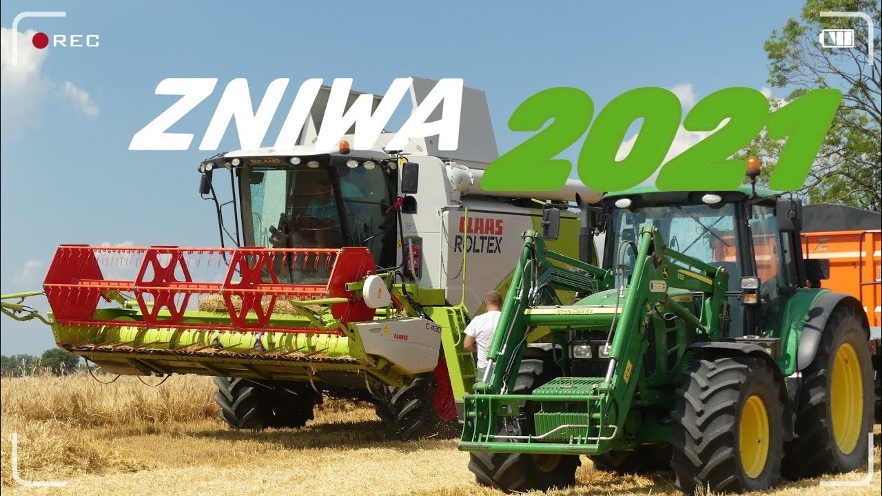 Żniwa 2021 || Jęczmień || Usługi rolnicze Gr. Myszka 🔥Claas tucano 320 🔥John deere 6430