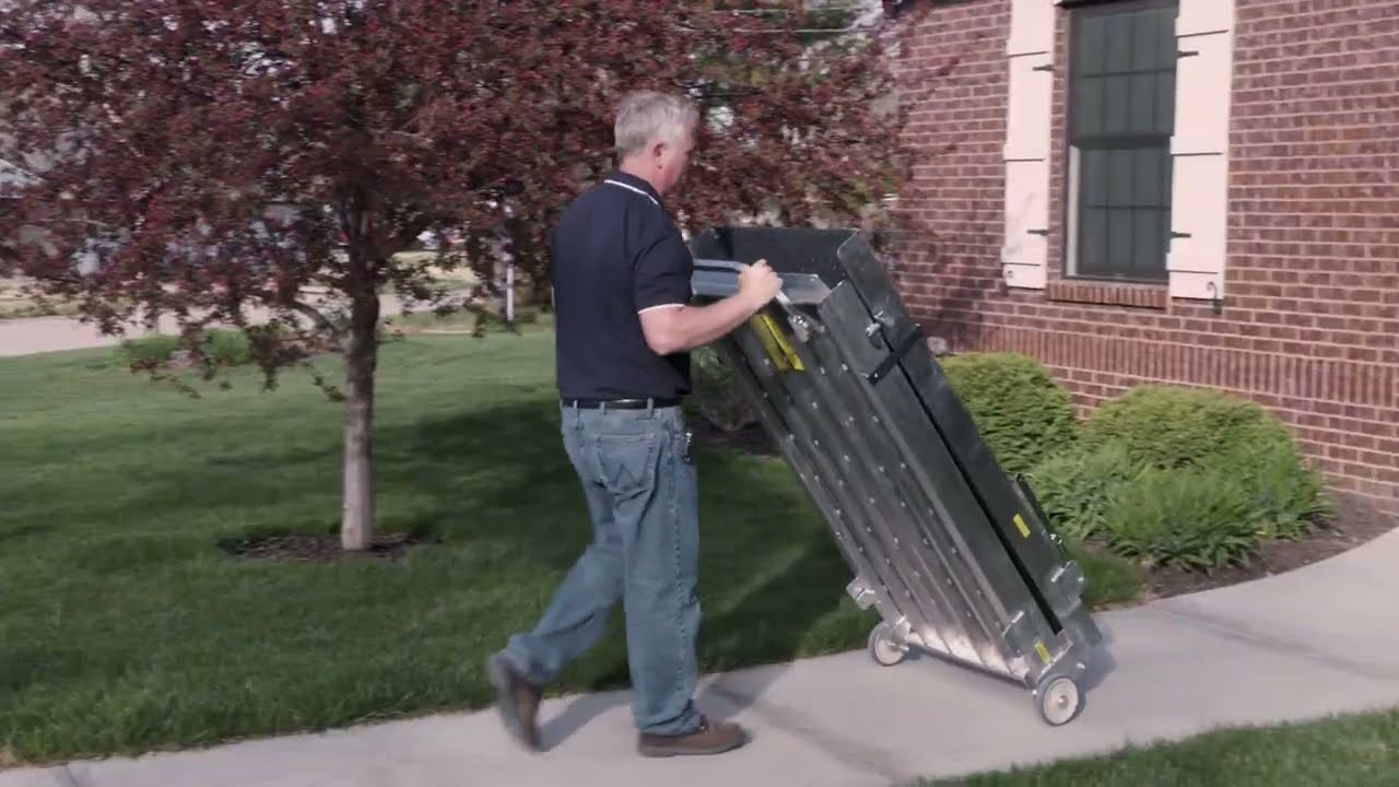 PVI Wheel-A-Bout Portable Ramp Installation
