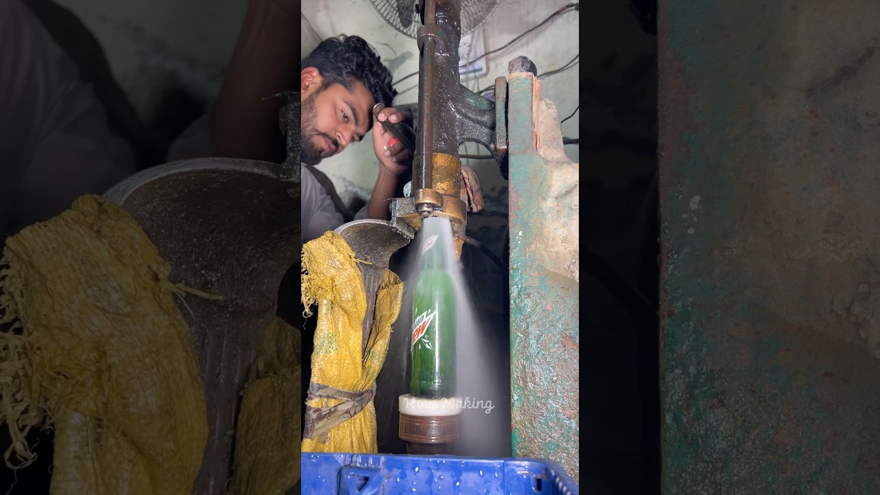 Making of Lemon Soda Bottle Amazing Process 🍾