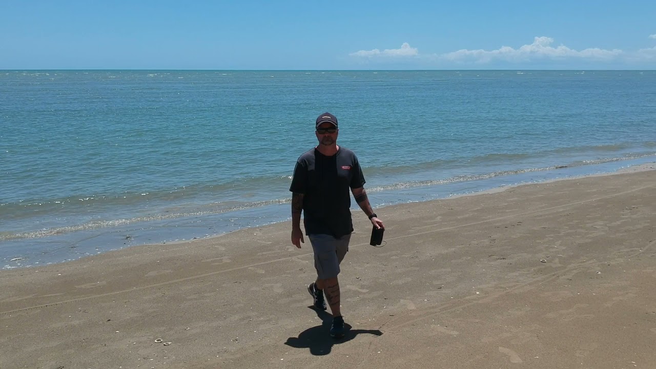 Hervey Bay, Queensland.  Dundowran Beach Drone.