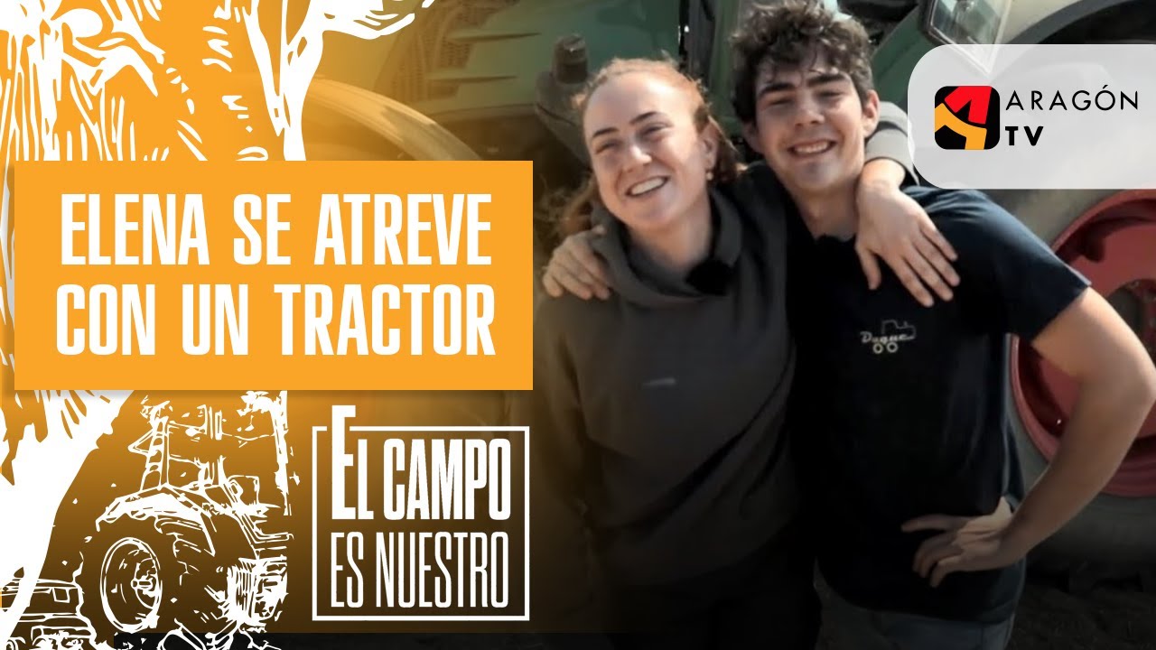 Elena se atreve con un tractor | NOS VAMOS DE ROMERÍA