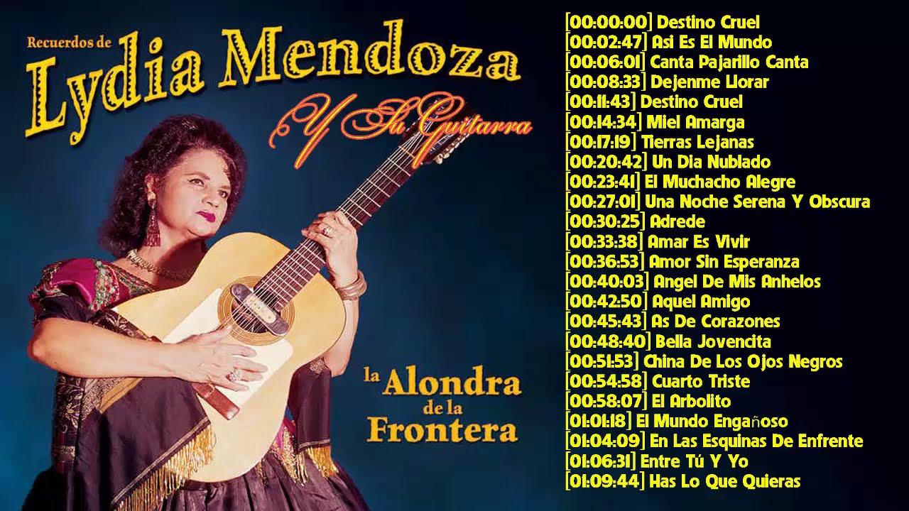 PURAS DE RANCHO~ LYDIA MENDOZA Y SU GUITARRA ~ LYDIA MENDOZA FRENTE A FRENTE MIX 20 EXITOS PEGADITOS