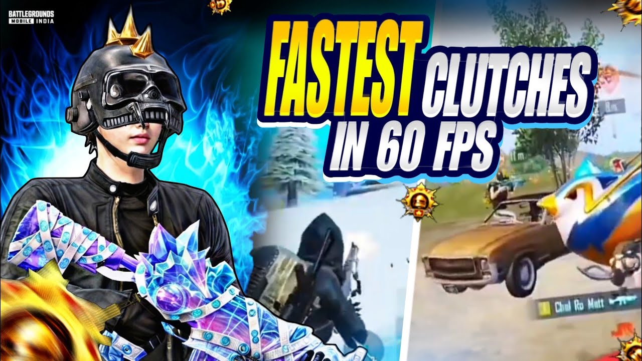 60 FPS Most Amazing Clutches ‼️| Bgmi / Pubgmobile | XeroxGaming6 