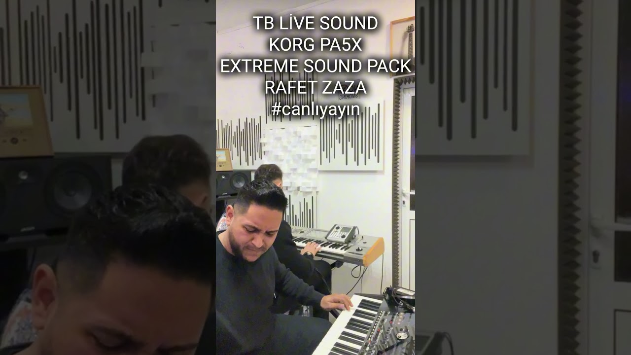 TB LİVE SOUND KORG PA5X EXTREME SOUND PACK 2025 RAFET ZAZA #korgpa5x #korg #tanjubahceci #rafetzaza