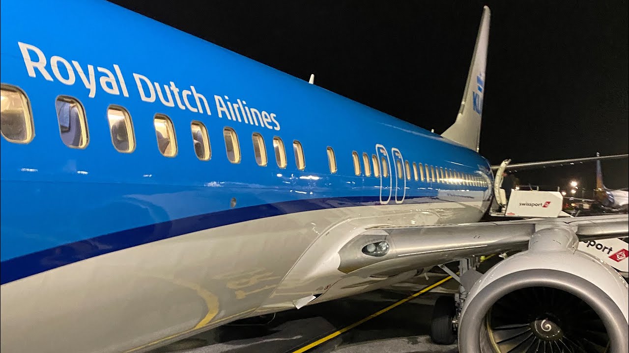 Newcastle To Amsterdam Schiphol KLM Royal Dutch Airlines B737-800