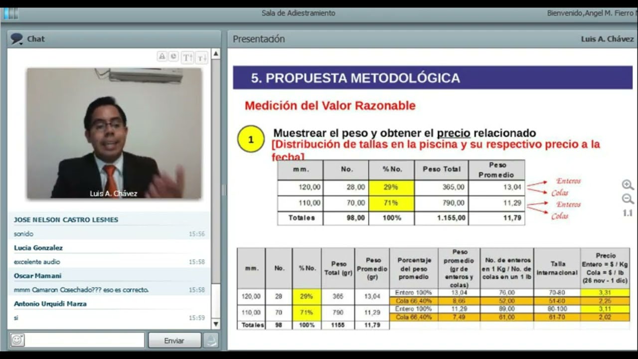 Propuesta metodológica para la medición del activo biológico: Camarón bajo NIIF Completas y PYMES