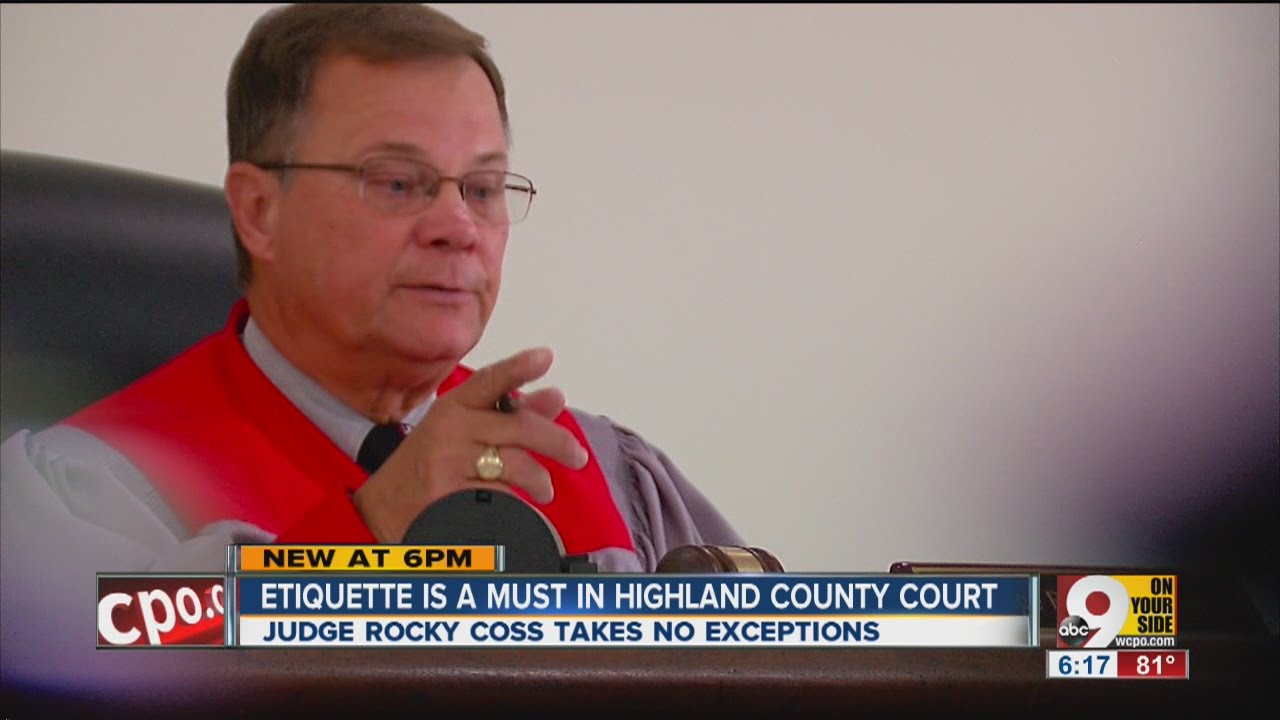 Highland County judge holds himself in contempt of court