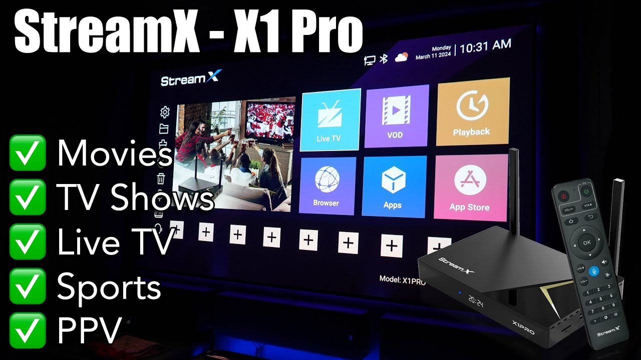 Новая Android TV-приставка StreamX X1 Pro &mdash; полный обзор
