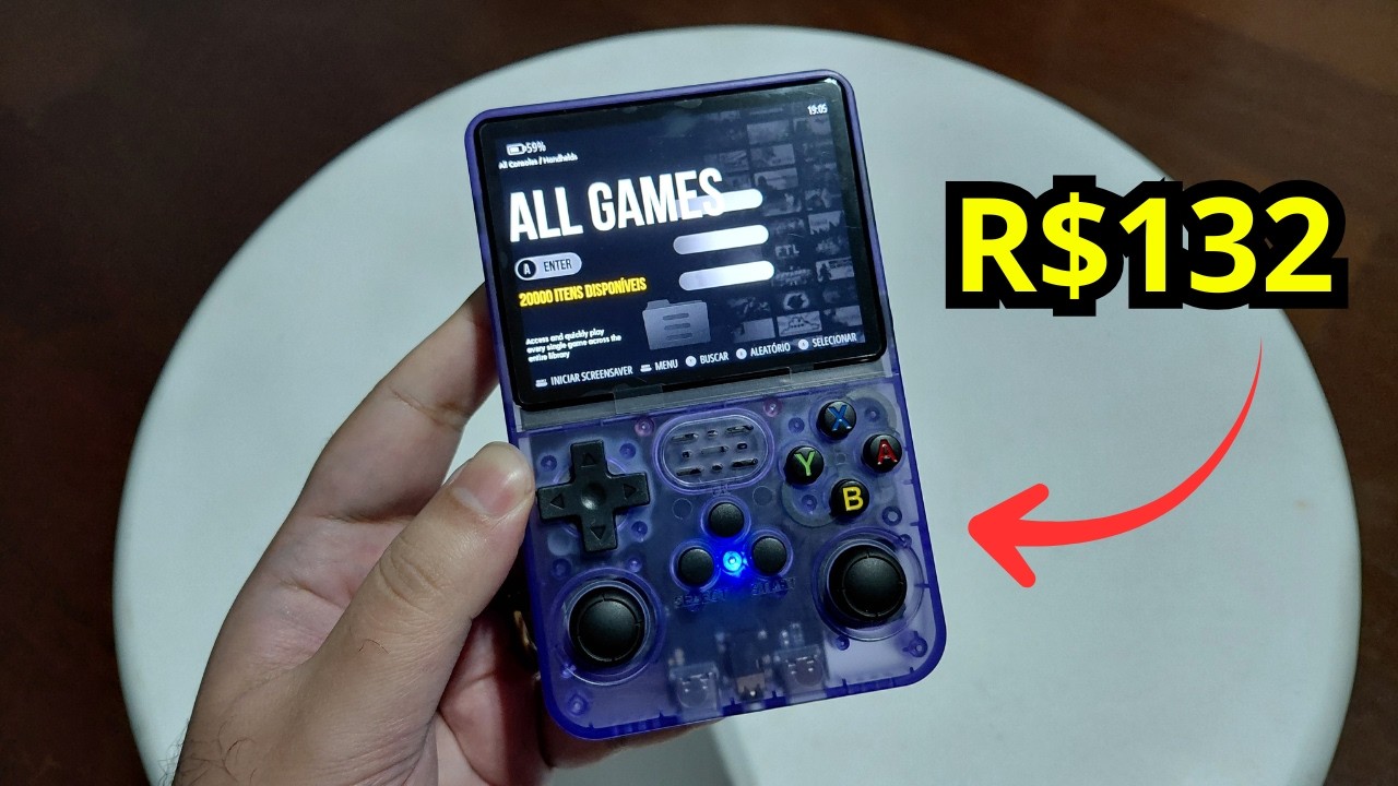 COMPREI o VIDEOGAME PORTÁTIL mais FAMOSO do ALIEXPRESS - R36S (E a VERDADE é essa...)