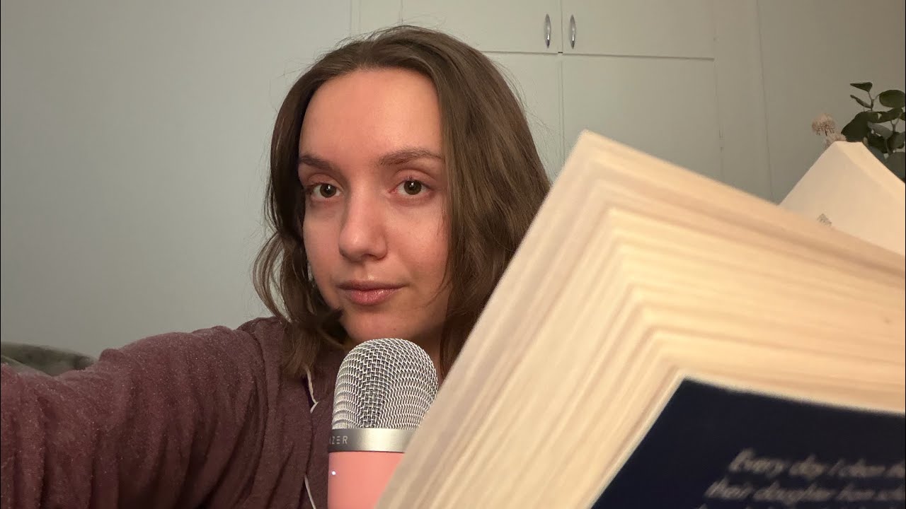 ASMR | Inaudible whispering, reading💤📚