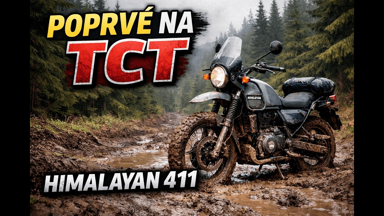 Poprvé na TCT! Royal Enfield Himalayan 411 | Trans Czech Trail
