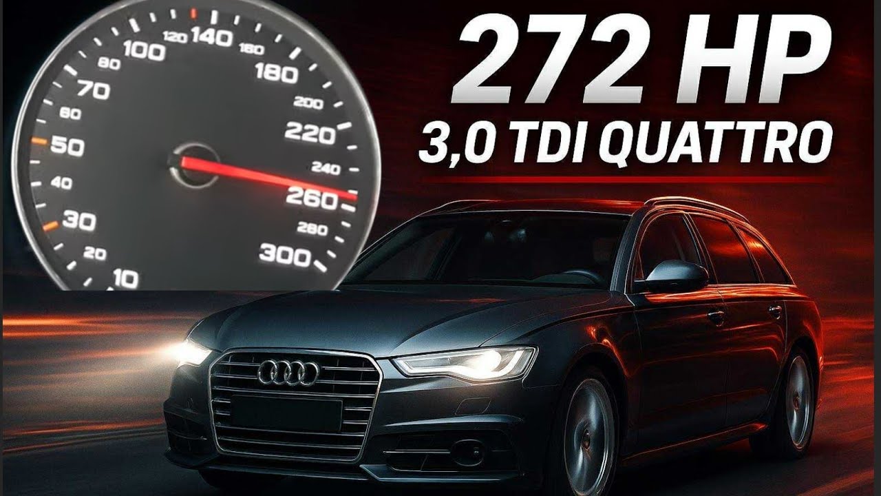 AUDI A6 \\ C7 3.0 TDI \\  272 HP \\  TOP SPEED on AUTOBAHN \\ ACCELERATION