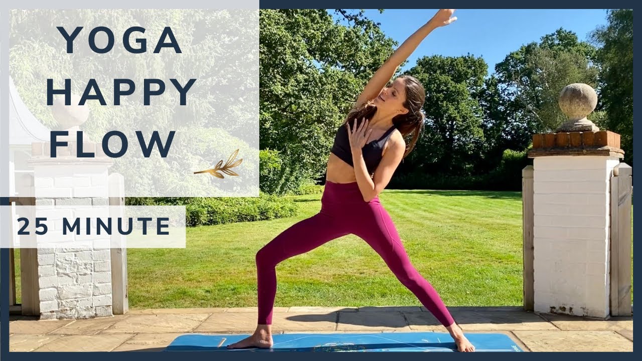 Yoga Happy Flow • All-level uplifting sequence • Yoga Happy • Hannah Barrett Yoga