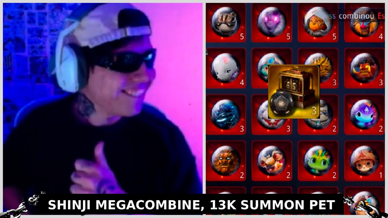 SHINJI MEGACOMBINE 13K DE PET, 3 CAIXAS LENDAS, O LENDAS VEIO? - MIR4