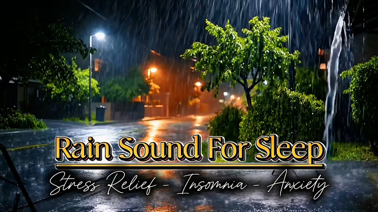 Rain Sounds For Sleeping - 99% Instantly Fall Asleep With Rain, Rain For Insomnia, Anxiety, Relax