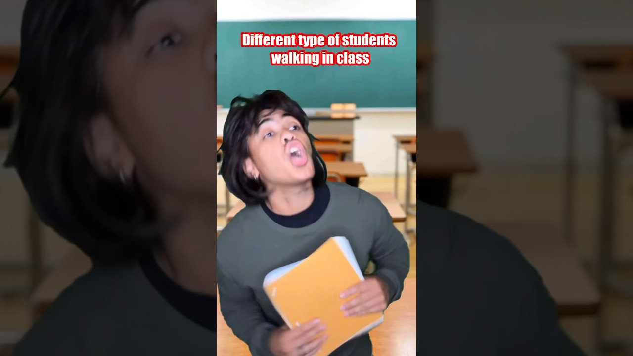 Different type of students walking in class&hellip;😂💀#comedy